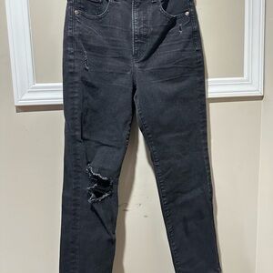 Women's‎ Black Distressed Jeans